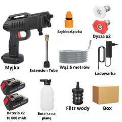 Myjka wysokociśnieniowa 1500W z akumulatorem 48V